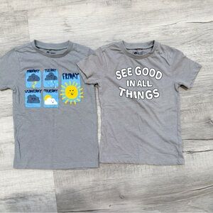 Tucker + Tate Kids T-Shirts Set - See Good in All Things & Days of the Week